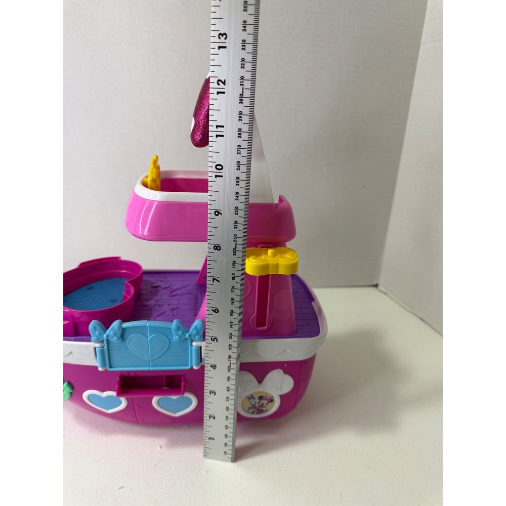 Disney Junior Minnie Mouse Bowdazzling Yacht Boat Sounds And Lights Boat Only - Picture 9 of 10